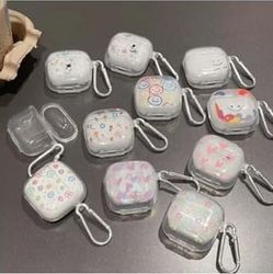 Diğer 57858324449249399283959 Galaxy Buds 4 Pro Kılıf Transparan Kalp Pembe Addison