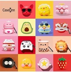 Diğer 57858324449254999283959 Caseonn Kılıf Karakter Figürlü Kurabiye Koyu Kahverengi Galaxy Buds 3 İle Uyumlu Addison