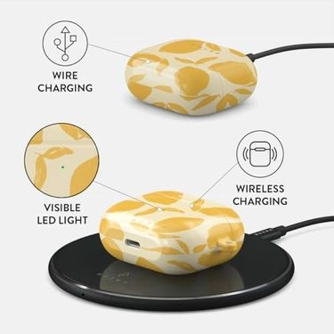 Diğer 57858324449263099283959 Burga Airpods 3 İle Uyumlu Kılıf, Lemon Tart Addison
