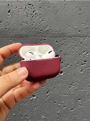 Diğer 57858324449284699283959 4381 Bordo Silikon Kulaklık Kılıfı Pro 2 İle Uyumlu Addison