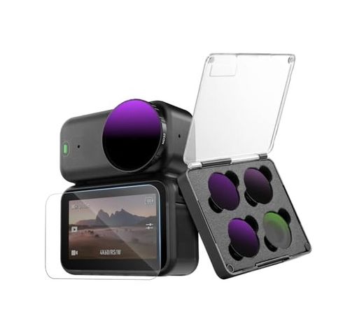 Diğer 57858324449510999283959 Cpl Nd Filtre Kiti Djı Osmo İçin, Cpl Nd8 Nd16 Nd32 Filtre+Temperli Cam Ekran Koruyucu, Nötr Yoğunluk Ve Polarize Filtreler, Hd Optik Cam, Vlog/seyahat İçin Eylem Kamera Aksesuarları -