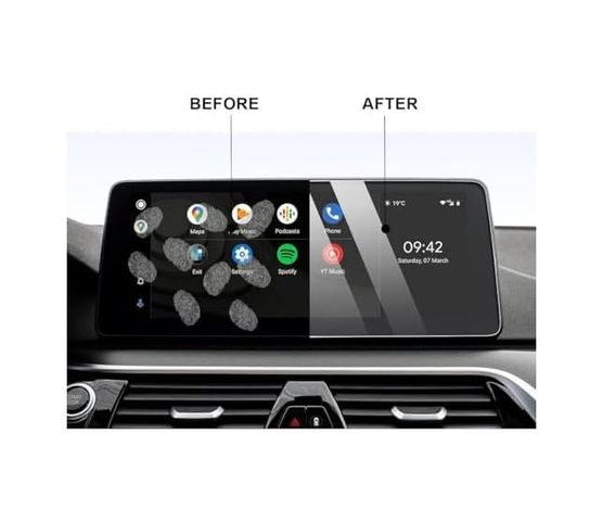 Diğer 57858324449542699283959 Bmw 520I G30 İle Uyumlu Mat Ekran Koruyucu Multimedya 12.3 İnç