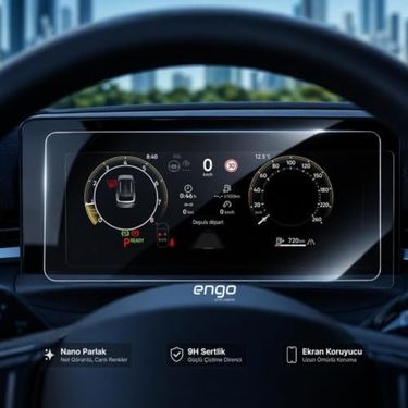 Diğer 57858324449561399283959 T-Roc Ekran Koruyucu 10.25 İnç Dijital Gösterge