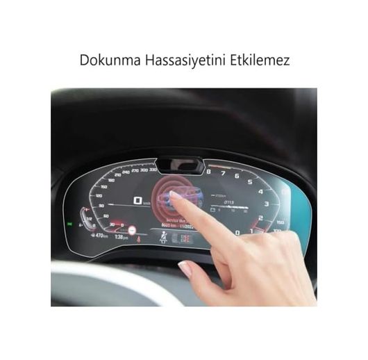 Diğer 57858324449579499283959 Bmw X3 12.3 İnç Ekran Koruyucu Dijital Gösterge
