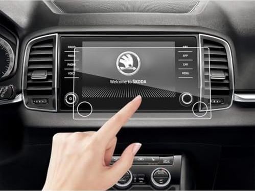 Diğer 57858324449588699283959 Kodiaq Mat Ekran Koruyucu 8 İnç Multimedya Şeffaf