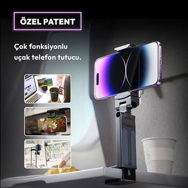 Diğer 57858324450225999283959 Ve Andoid Telefonlar İçin Çok Fonksiyonlu Çok Amaçlı Plastik Telefon Tutacağı Beyaz Acı Kahverengi