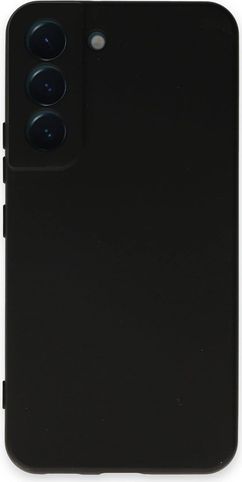 Diğer 57858324450270699283959 Galaxy S22 İle Uyumlu Kapak Kamera Korumalı Içi Kadife Lansman Silikon Kılıf - Siyah Addison