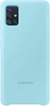 Diğer 57858324450313599283959 Ef-Pa515Tlegww Galaxy A51 Silikon Cep Telefonu Kılıfı, Mavi Addison