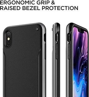 Diğer 57858324450345299283959 Vrs Vrs94185 Xs Max Pro Shield Kılıf, Arka Kapak Steel Silver Addison