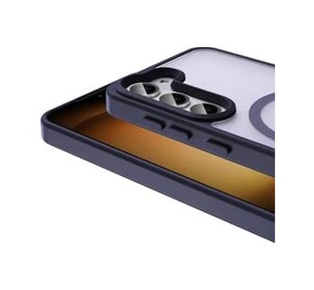 Diğer 57858324450356999283959 Galaxy S23 Uyumlu Magsafe Destekli Kılıf Mat Arka Yüzey, Şarj Özellikli, Koruyucu Kapak - Gri Addison