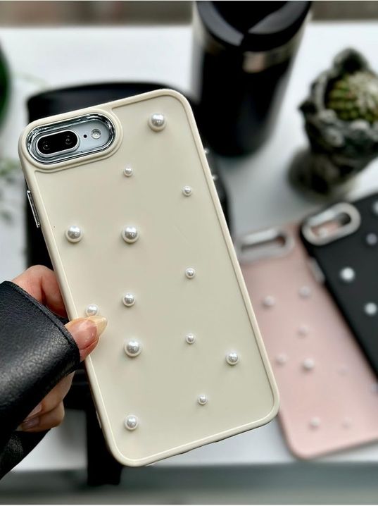 Diğer 57858324450442499283959 7 Plus Ve 8 Plus Uyumlu Pearl Oyuncak Tasarımlı Esnek Silikon Kılıf - Krempearl Addison