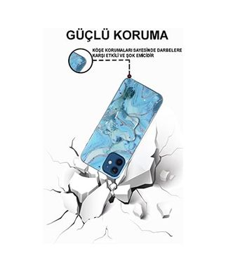 Diğer 57858324450462899283959 Galaxy A51 İle Uyumlu Kapak Mermer Desenli Pop Socketli Silikon Kılıf - Addison