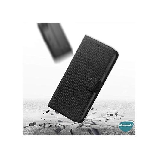 Diğer 57858324450515899283959 P Smart 2021 İçin Kılıf Fabric Book Wallet Gri P Smart 2021 İle Uyumlu Kılıf - Gri Addison