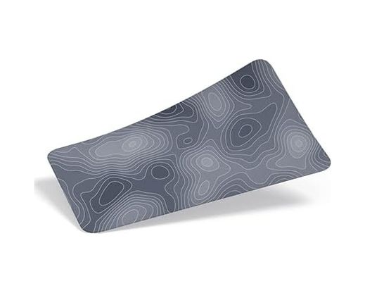 Diğer 57858324451274399283959 90X40 Cm Xxl Gaming Mouse Pad Density Hybrid Kumaş Yüksek Çözünürlüklü Baskı Fare Altlığı Oyuncu Mousepad Gri İzohips 001