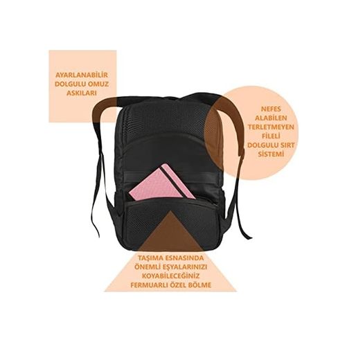 Diğer 57858324451311999283959 Vegmann Vgm-030 Sırt Çantası15,6 İnç Bilgisayar Uyumlu Laptop Çantası, Su Geçirmez, Erkek Kadın Çanta, Okul Çantası, Dizüstü Bilgisayar Sırt Çantası, Notebook Çantası,macbook Dizüstü İpad 4296