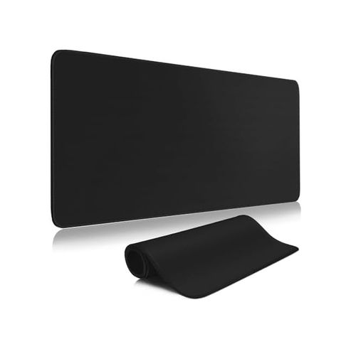 Diğer 57858324451318099283959 Süper Kalite 90X40 Büyük Boy Xxl Mouse Pad Kauçuk Alt Taban, Yumuşak Kumaş Oyuncu Mousepad, Bilgisayar Ve Dizüstü Bilgisayar Uyumlu 90 40 Mouse Pad Düz Siyah 001