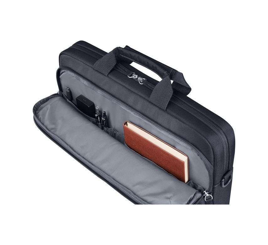 Diğer 57858324451322799283959 Hp 14" Laptop Çantası, 600D Geri Dönüşümlü Polyester, 9L, Dolgulu Bölme, Su Geçirmez, Çıkarılabilir Omuz Askısı, Gri 4296