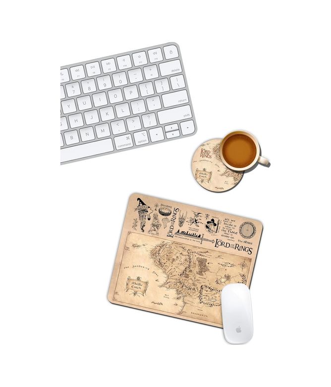 Diğer 57858324451388099283959 Lotr Yüzüklerin Efendisi Mouse Pad Ve Bardak Altlığı Set 001