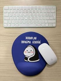 Diğer 57858324451433399283959 Bıragma Gendini Baskılı Bilek Destekli Oval Mouse Pad Lacivert 001