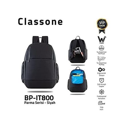 Diğer 57858324451459399283959 Bp-It800 Parma 15.6" Notebook, Laptop K Sırt Çantası-Siyah 4296