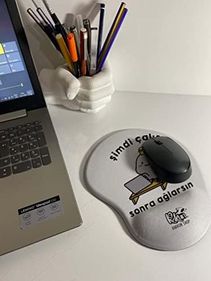 Diğer 57858324451544899283959 Şimdi Çalış Sonra Ağlarsın Bilek Destekli Mouse Pad 001