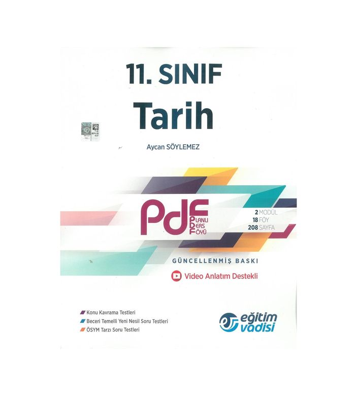 Diğer 57858324451718099283959 Eğitim Vadisi 11.sınıf Tarih Pdf Planlı Ders Föyü Video Anlatım Destekli 4296