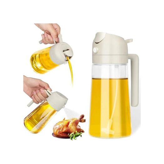 Diğer 57858324451865199283959 Çift Fonksiyonlu Yemek Yağı İçin Yağ Püskürtücü, Yağ Püskürtme Ve Dökme, Yağ Püskürtme Şişesi, Yağ İçin Cam Sprey Yağdanlık 0