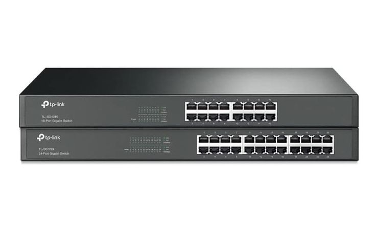 Diğer 57858324451892999283959 Tl-Sg1016, 16-Port Gigabit Easy Smart Switch With 8-Port Poe+ Açık Gri