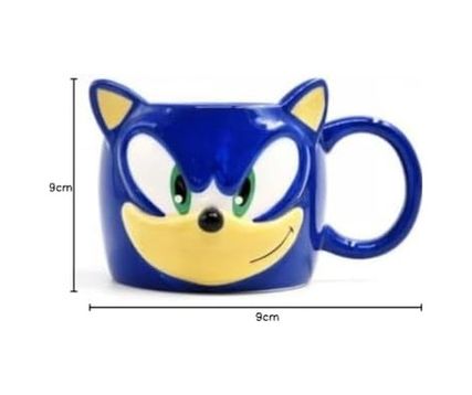 Diğer 57858324451938799283959 Sonic Boom 3D Tasarım Kupa Bardak Açık Altın
