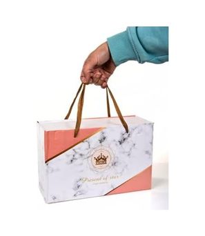 Diğer 57858324452088899283959 Lüks Mermer Desenli Mr & Mrs 2'li Porselen Kupa Seti 400 Ml, Hediyelik Kutulu,çok Renkli Açık Altın