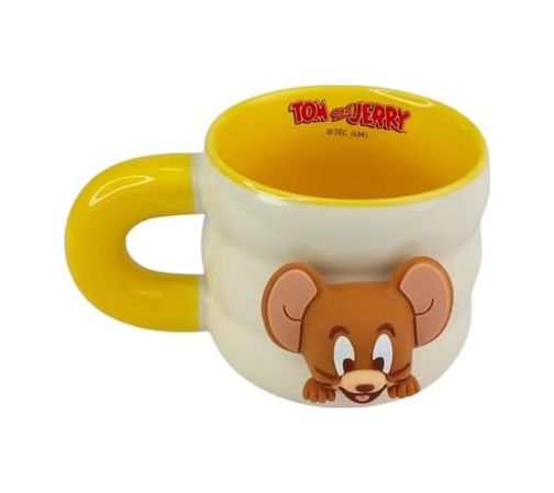 Diğer 57858324452103699283959 Tom Ve Jerry 3D Tasarım Kupa Bardak Açık Altın