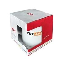 Diğer 57858324452164799283959 Trt Avaz Logolu Beyaz Kupa Açık Altın