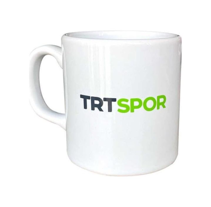 Diğer 57858324452165299283959 Trt Spor Logolu Beyaz Kupa Açık Altın