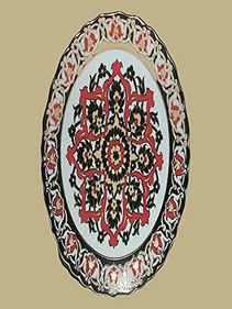 Diğer 57858324452242099283959 Porselen 17 Cm Duvar Tabağı Açık