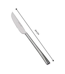 Diğer 57858324452368499283959 Flame Tekli Yemek Bıçağı 24 Cm Açık Ceviz