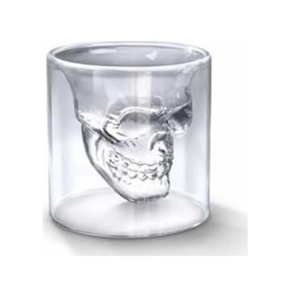 Diğer 57858324452416099283959 Crystal Kuru Kafa 4 Lü Shot Bardak Seti Tekila Bardağı Kuru Kafa Tasarımlı Dayanıklı Sunum Kokteyl Bardağı 1