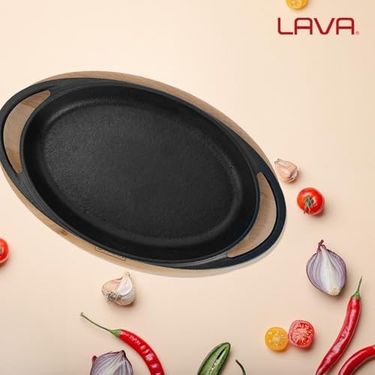 Diğer 57858324452530699283959 Pişirme Kabı Lv Eco O Tv 1510 K4 Oval Tabak Çanak Ve Tabak, Ahşap, Ölçüler 15 X 10 Cm, Dökme Demir, Siyah Açık Ceviz