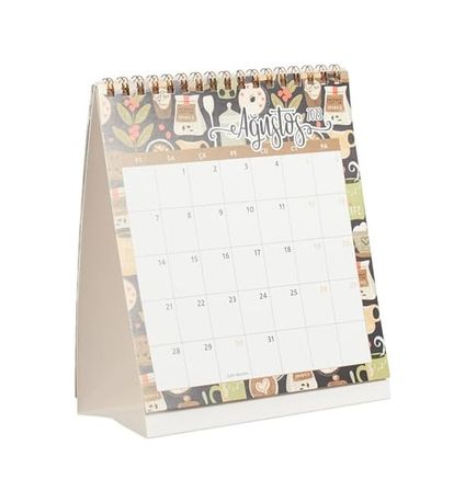 Diğer 57858324452724499283959 Keskin Akademik Masa Takvimi, Kahve, 17.5X20 Cm 4Lü Paket Açık Gri