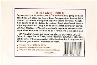 Diğer 57858324452855199283959 Kumaş Boyası Mor 10 Gr Paket 124-Pembe