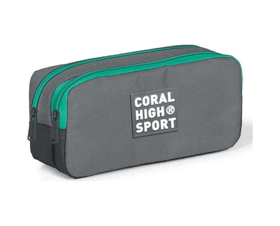 Diğer 57858324452976699283959 Sport İki Gözlü Açık Gri Kalem Çantası 124-Pembe
