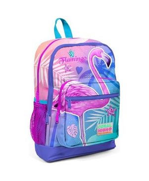Diğer 57858324452979599283959 Dört Bölmeli Desenlı Lavanta Pembe İlkokul Çantası 23705 124-Pembe