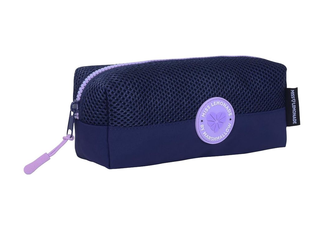 Diğer 57858324453064499283959 Pencıl Case Meshy Navy Kalem Kutusu 124-Pembe