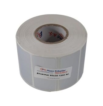 Diğer 57858324453117499283959 Demirbaş Etiketi 60Mm X 30Mm Ruloda 1200 Adet 1