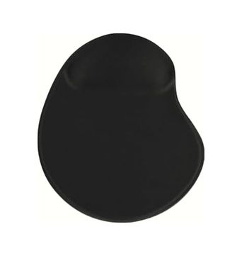 Diğer 57858324453178299283959 Oval Baskılı Bilek Destekli Tip Kaymaz Taban Optik Bilgisayar Notebook Mouse Pad Maus Pad Siyah Düz 001