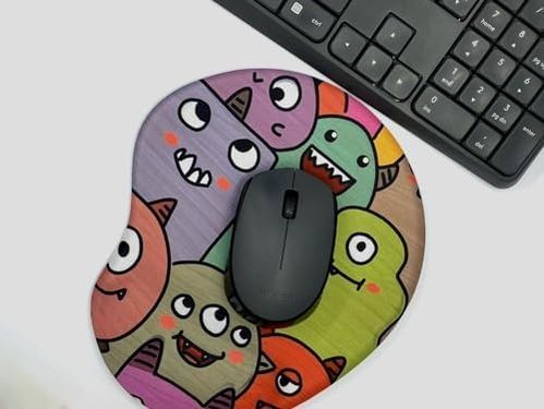 Diğer 57858324453182799283959 Temalı Baskılı Bilek Destekli Mouse Pad - Dünya Serisi 001
