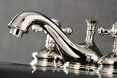 Diğer 57858324453592799283959 Ks1166Bx 20,3 Cm Yaygın Lavabo Musluğu, Pirinç Pop-Up, Cilalı Nikel 4296