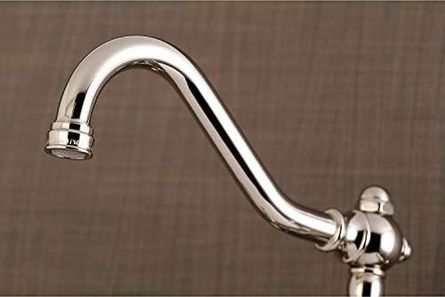 Diğer 57858324453694499283959 Ks3228Ax Mount Kitchen Musluk, 8 1/2 İnç, Saten Nikel Açık Beyaz