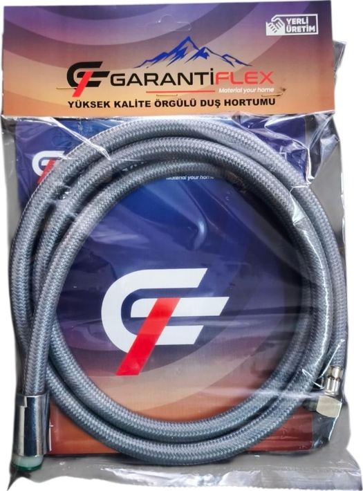 Diğer 57858324453751399283959 Garantiflex Örgülü Duş Hortumu, 150 Cm, Anti Twist Sistemi, 1/2-1/2 Bağlantı, Esnek, Yüksek Basınç Dayanımlı 6998