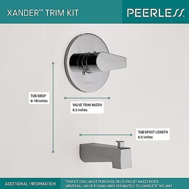 Diğer 57858324453800399283959 Ptt14119 Sadece Xander Küvet Valf Ayrı Satılır , Krom Açık Mavi