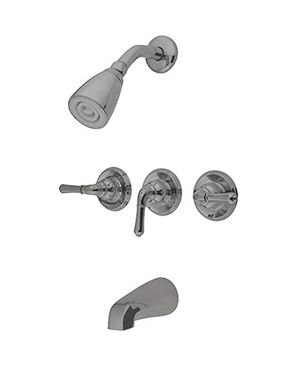 Diğer 57858324453833999283959 Kb238 Magellan Küvet Duş Bataryası, 3 Kollu, Fırçalanmış Nikel, 12,7 Cm Musluk 6998